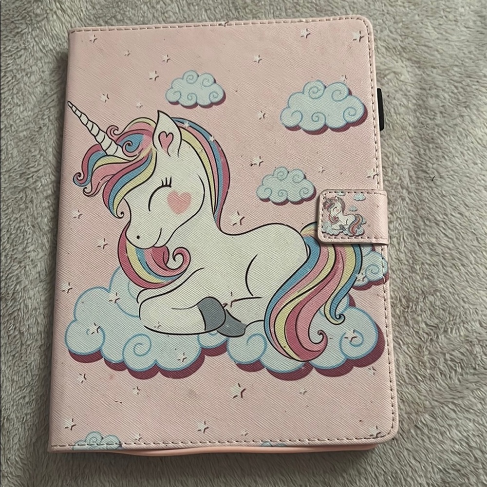 Unicorn Kids Tablet Case - Pink